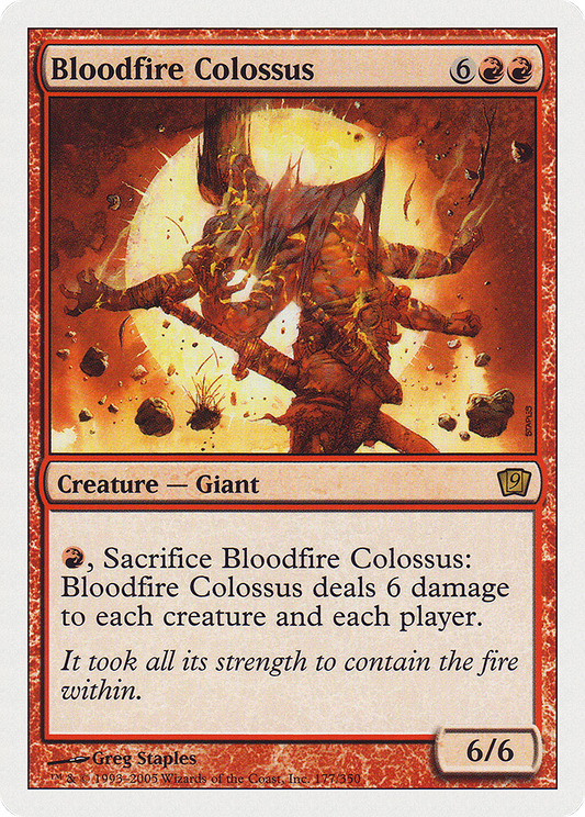 Bloodfire Colossus (9ED-177)