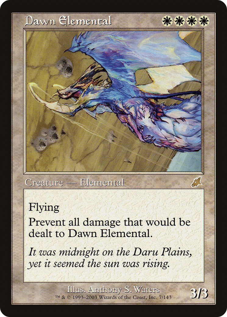 Dawn Elemental (SCG-007) (Foil)