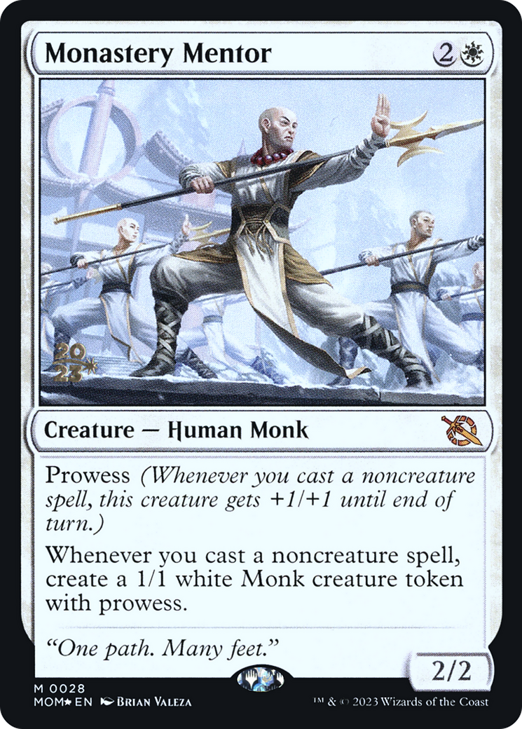 Monastery Mentor (PRE-28S) (Foil)