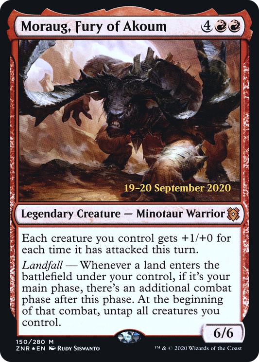 Moraug, Fury of Akoum (PRE-150S) (Foil)