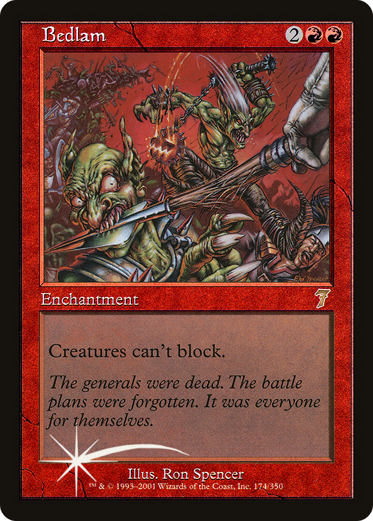 Bedlam (7ED-174★) (Foil)