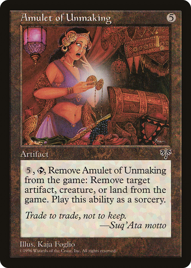 Amulet of Unmaking (MIR-293)