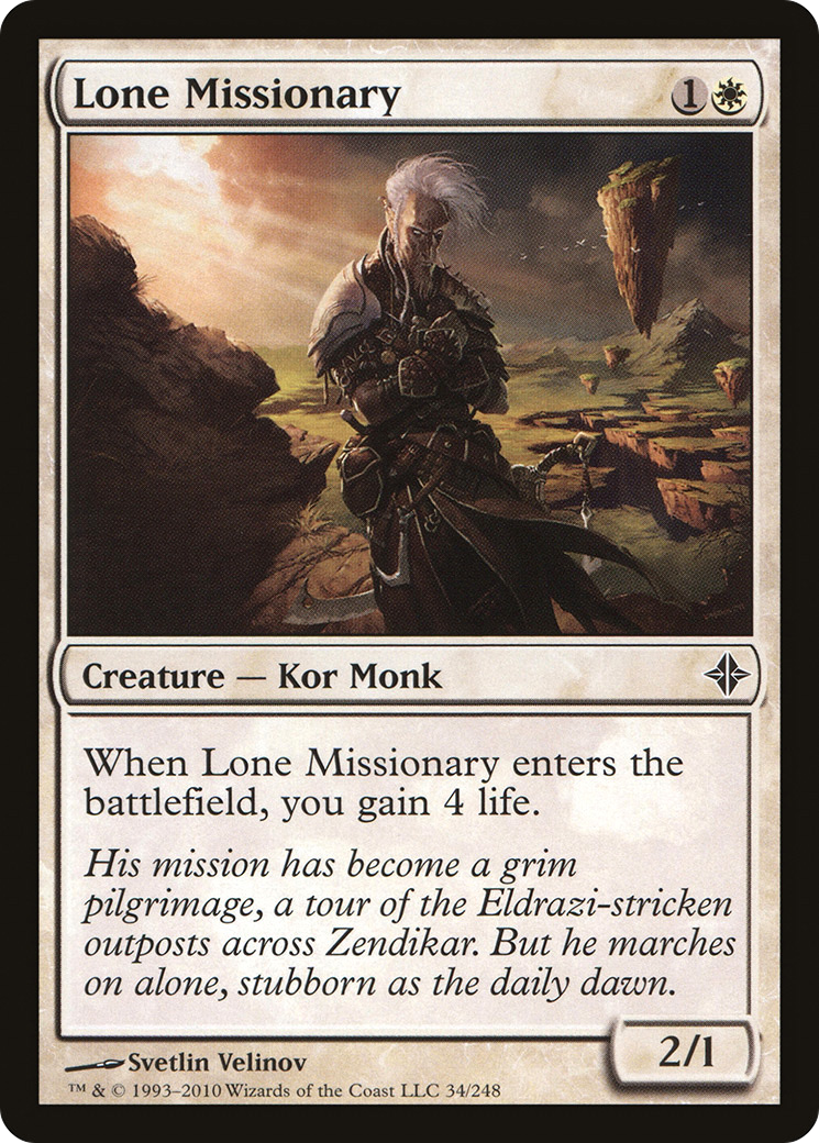 Lone Missionary (ROE-034) (Foil)