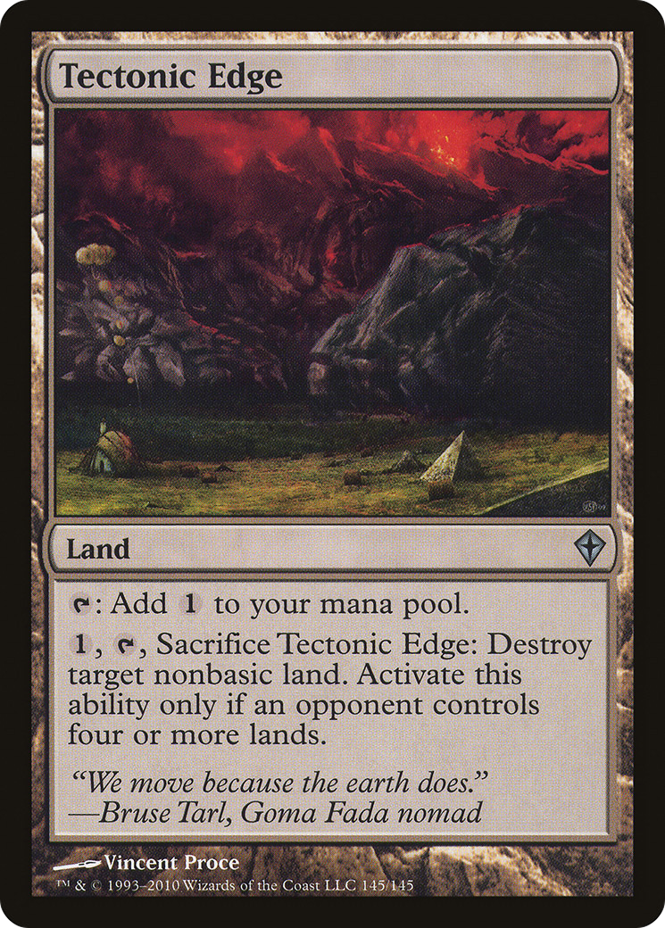 Tectonic Edge (WWK-145) (Foil)