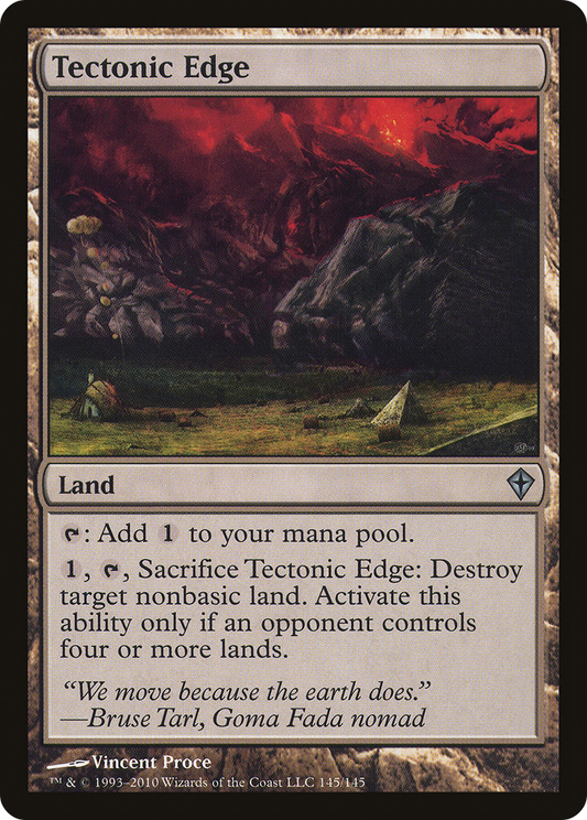 Tectonic Edge (WWK-145) (Foil)