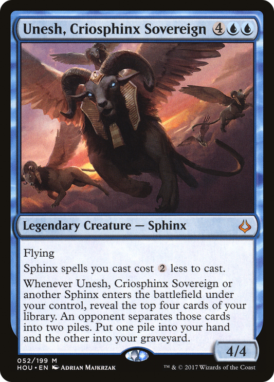 Unesh, Criosphinx Sovereign (HOU-052) (Foil)