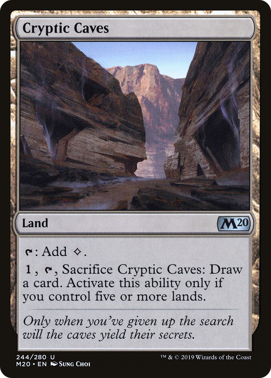 Cryptic Caves (M20-244) (Foil)