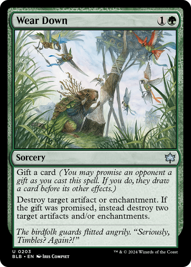 Wear Down (BLB-203) (Foil)