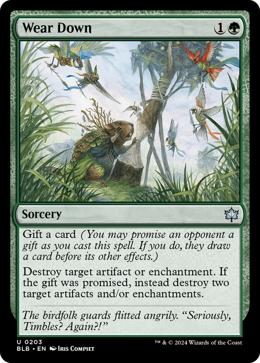 Wear Down (BLB-203) (Foil)