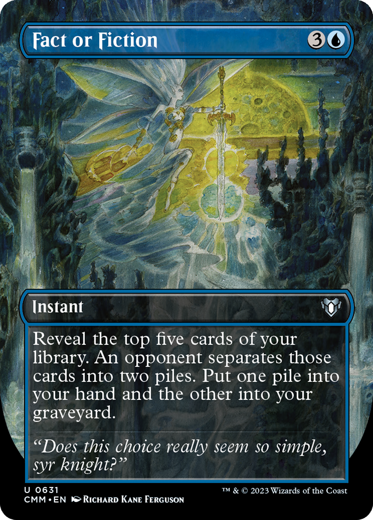 Fact or Fiction (CMM-631) (Borderless) (Foil)