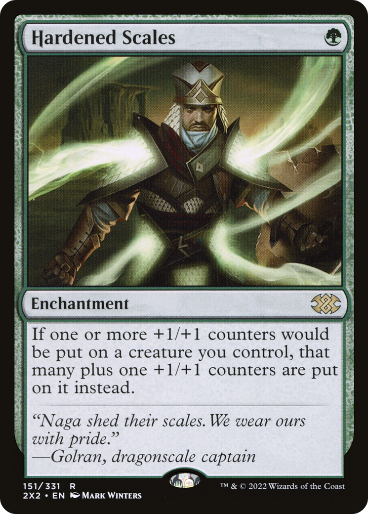 Hardened Scales (2X2-151) (Foil)