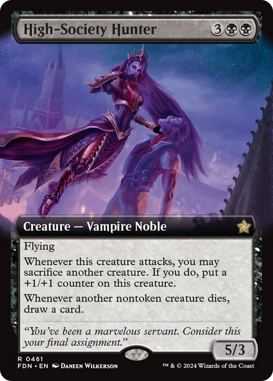 High-Society Hunter (FDN-461) (Extended Art) (Foil)