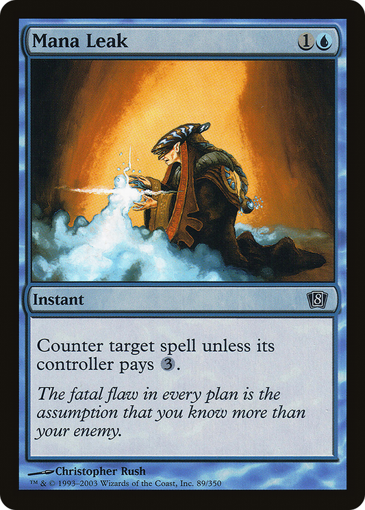 Mana Leak (8ED-89★) (Foil)