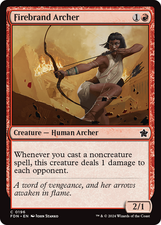 Firebrand Archer (FDN-196) (Foil)