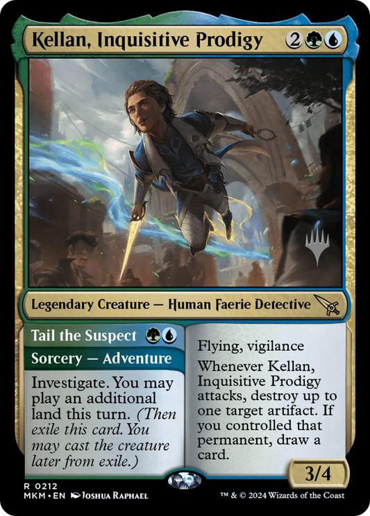 Kellan, Inquisitive Prodigy // Tail the Suspect (PPMKM-212P) (Foil)