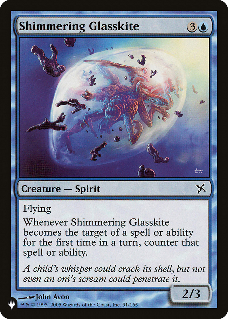 Shimmering Glasskite (LIST-BOK-51)