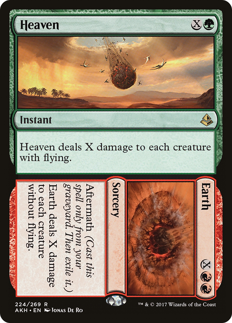 Heaven // Earth (AKH-224) (Foil)