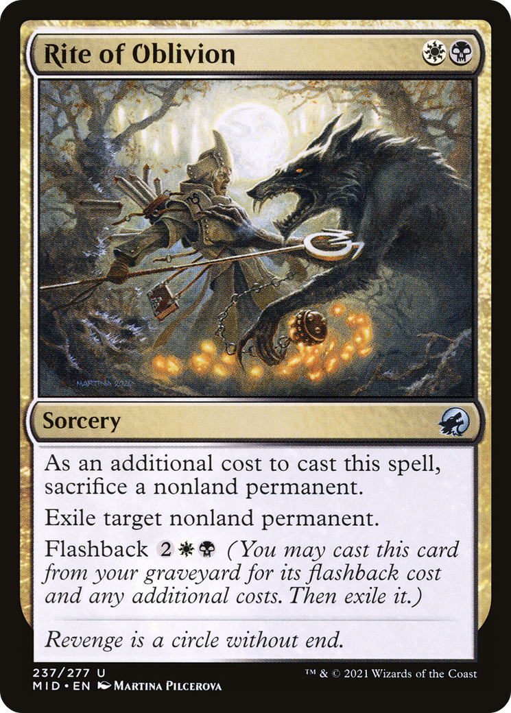 Rite of Oblivion (MID-237) (Foil)