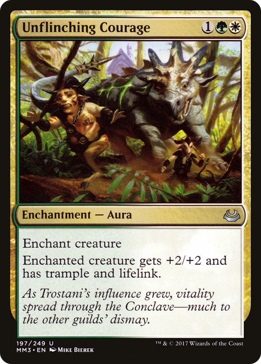 Unflinching Courage (MM3-197) (Foil)