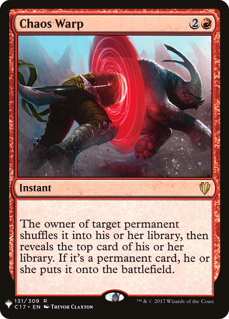 Chaos Warp (LIST-C17-131)
