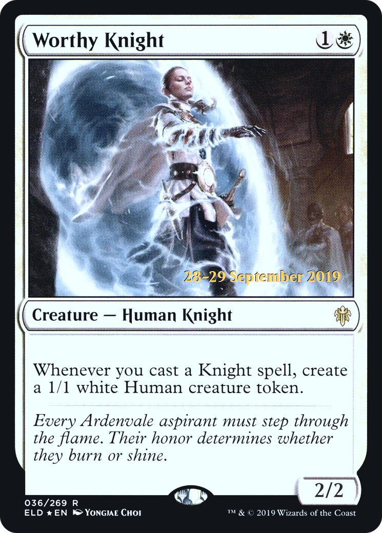 Worthy Knight (PRE-36S) (Foil)