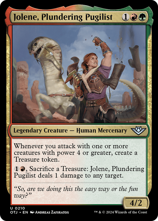 Jolene, Plundering Pugilist (OTJ-210) (Foil)