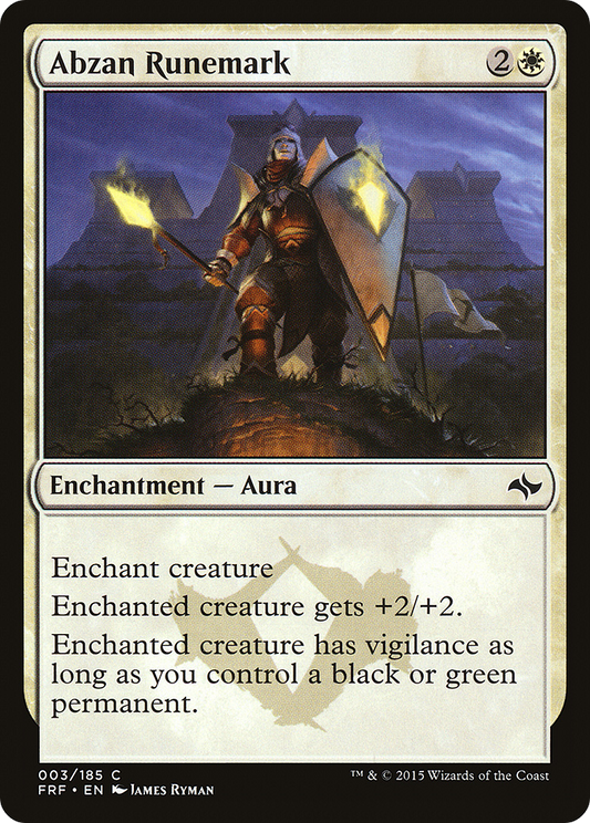 Abzan Runemark (FRF-003) (Foil)