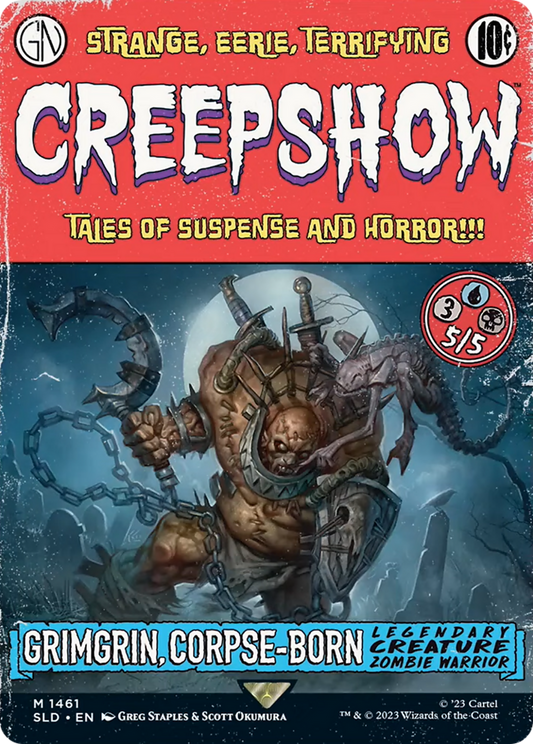 Grimgrin, Corpse-Born // Grimgrin, Corpse-Born (SLD-1461) (Full Art) (Borderless) (Foil)