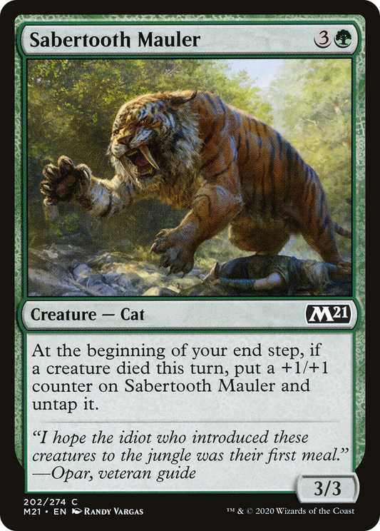 Sabertooth Mauler (M21-202) (Foil)