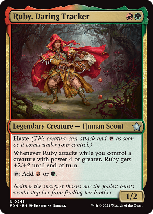 Ruby, Daring Tracker (FDN-245) (Foil)