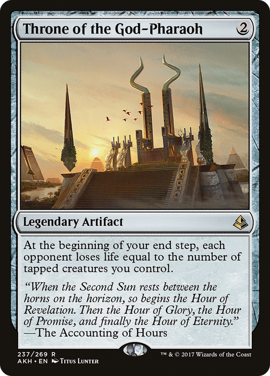 Throne of the God-Pharaoh (AKH-237) (Foil)