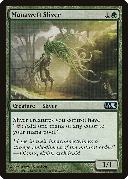 Manaweft Sliver (M14-184)