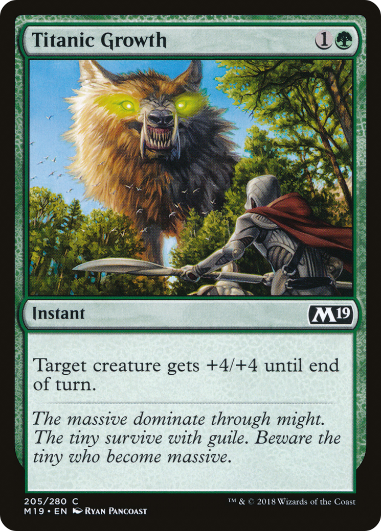 Titanic Growth (M19-205) (Foil)