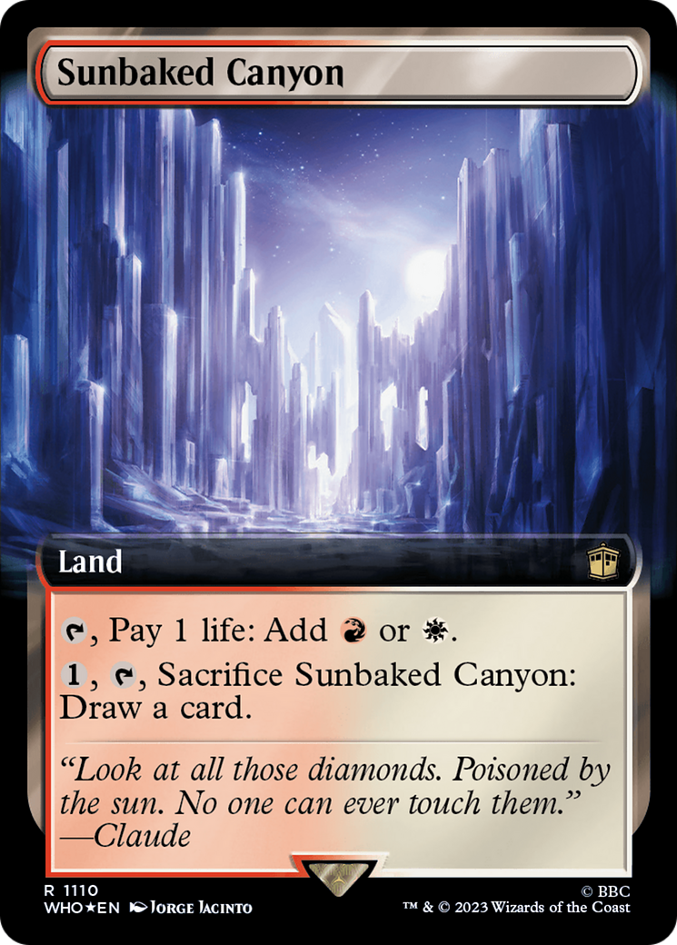 Sunbaked Canyon (WHO-1110) (Extended Art) (Surge Foil)