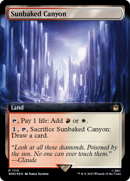 Sunbaked Canyon (WHO-1110) (Extended Art) (Surge Foil)