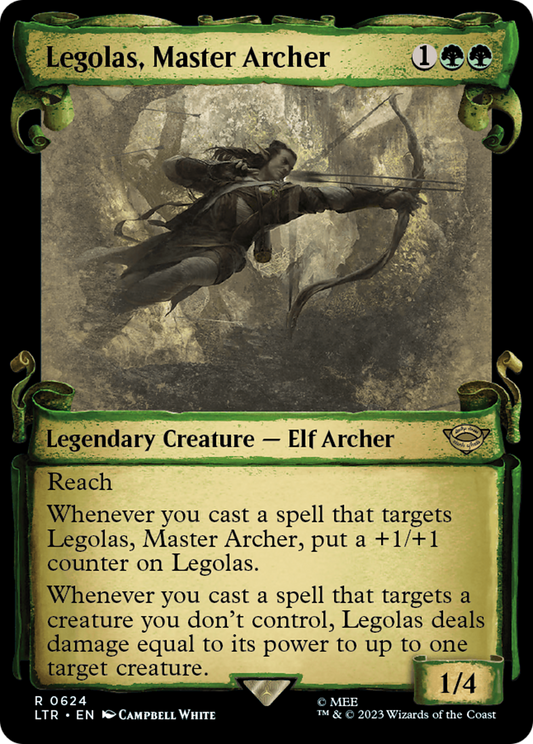 Legolas, Master Archer (LTR-624) (Showcase) (Scroll)