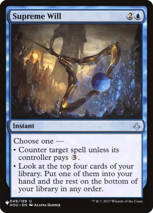 Supreme Will (LIST-HOU-49)