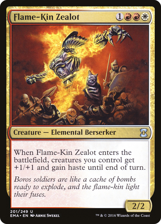 Flame-Kin Zealot (EMA-201) (Foil)