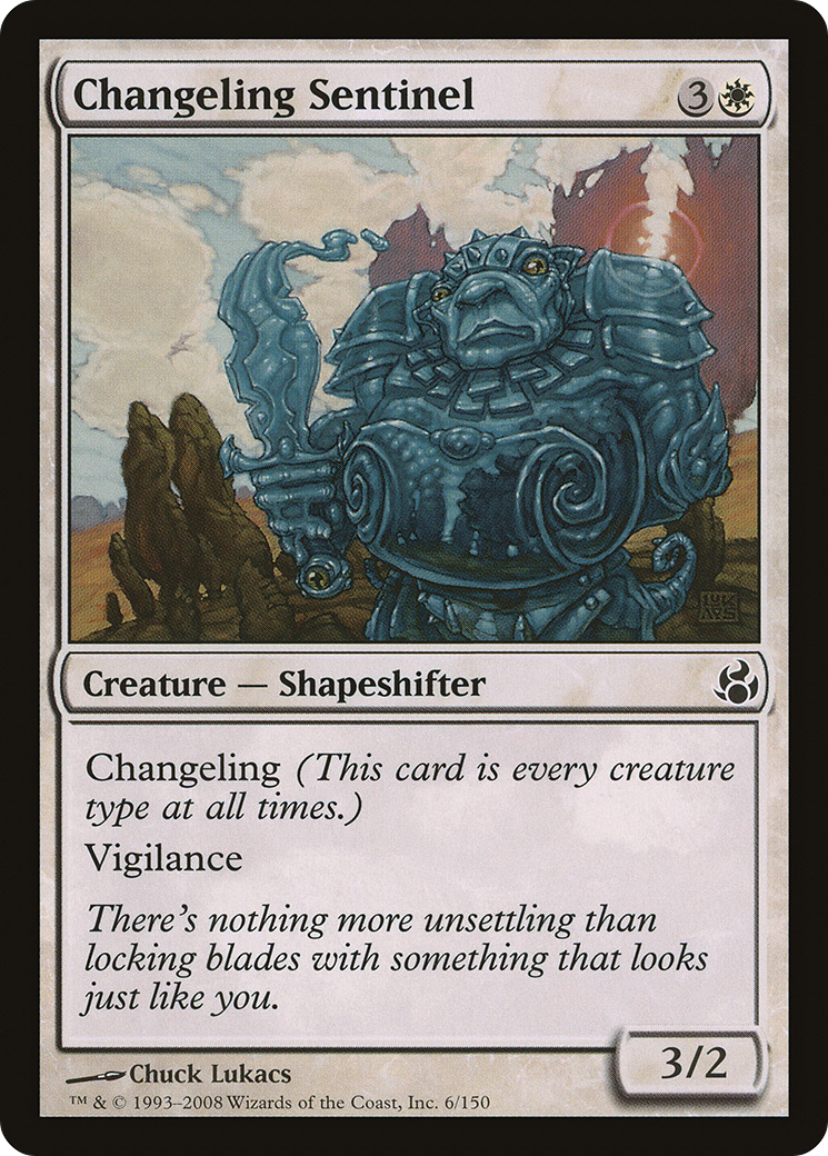 Changeling Sentinel (MOR-006) (Foil)