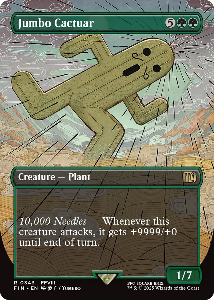 Jumbo Cactuar (FIN-343) (Borderless) (Foil)