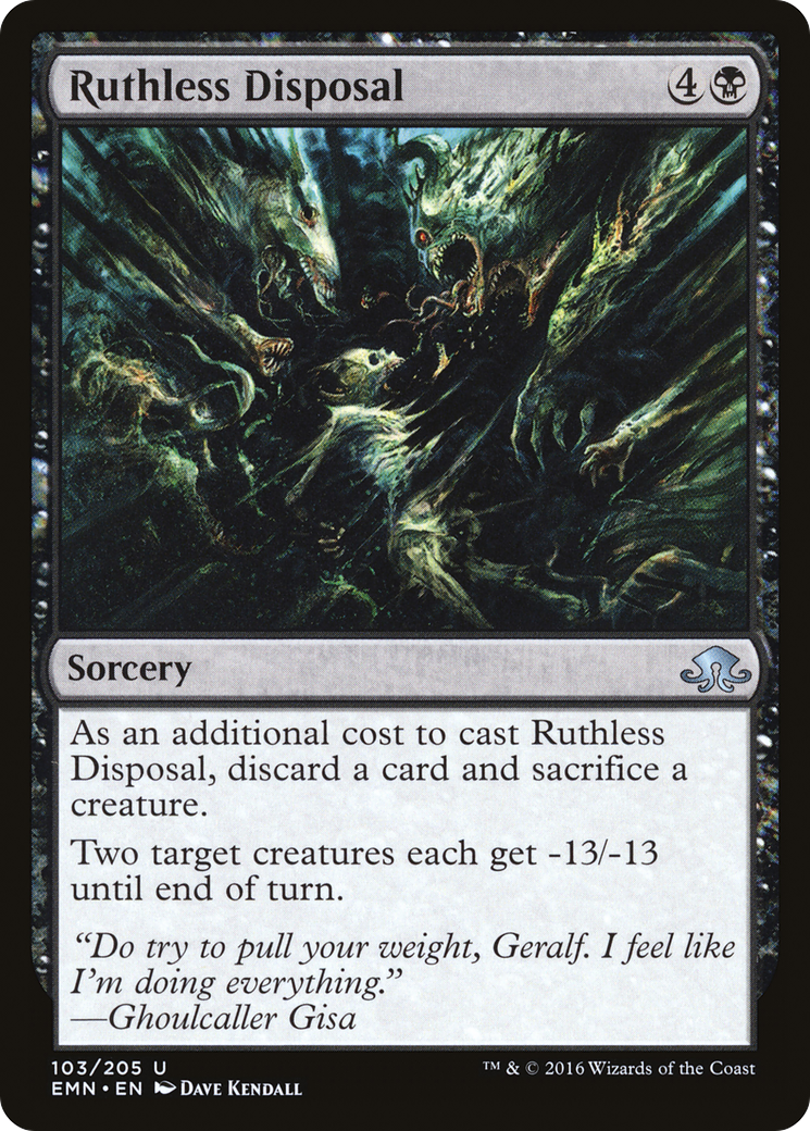 Ruthless Disposal (EMN-103) (Foil)