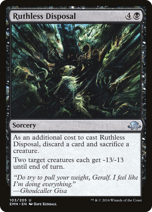 Ruthless Disposal (EMN-103) (Foil)
