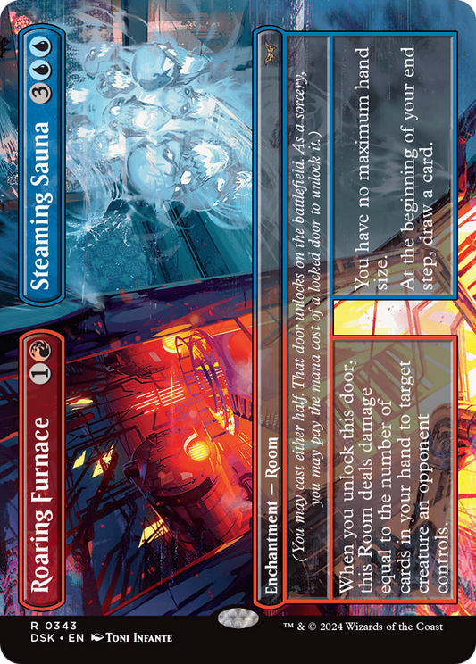 Roaring Furnace // Steaming Sauna (DSK-343) (Borderless) (Foil)