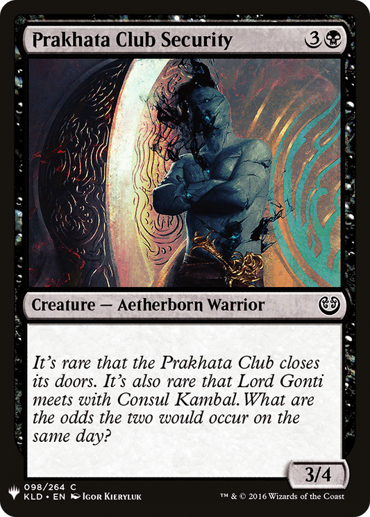 Prakhata Club Security (LIST-KLD-98)