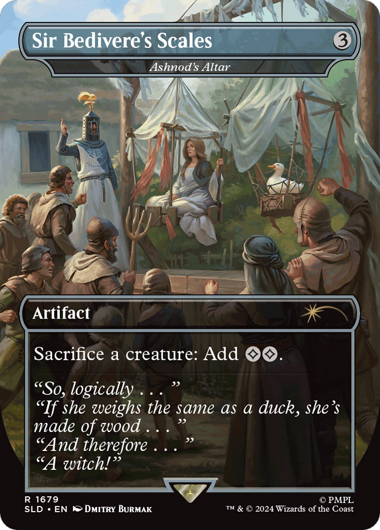 Sir Bedivere's Scales / Ashnod's Altar (SLD-1679) (Borderless) (Foil)