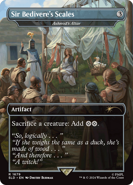 Sir Bedivere's Scales / Ashnod's Altar (SLD-1679) (Borderless) (Foil)