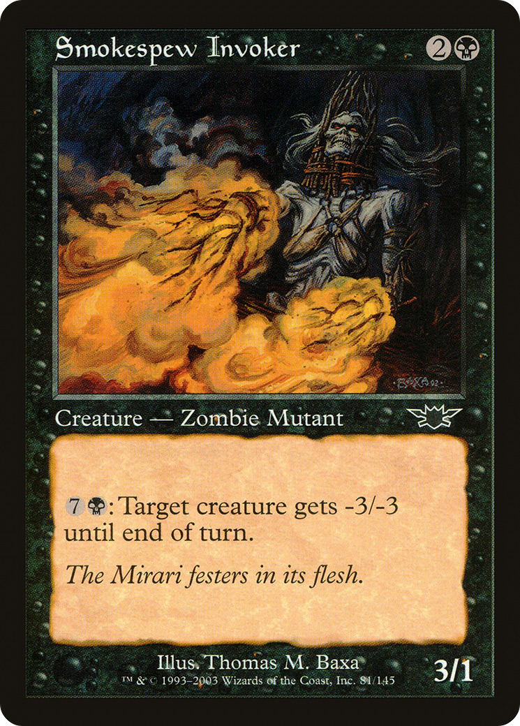 Smokespew Invoker (LGN-081) (Foil)