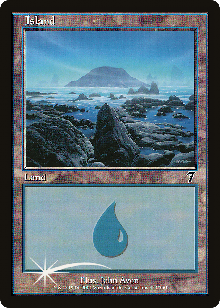Island (7ED-334★) (Foil)