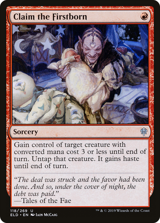 Claim the Firstborn (ELD-118) (Foil)