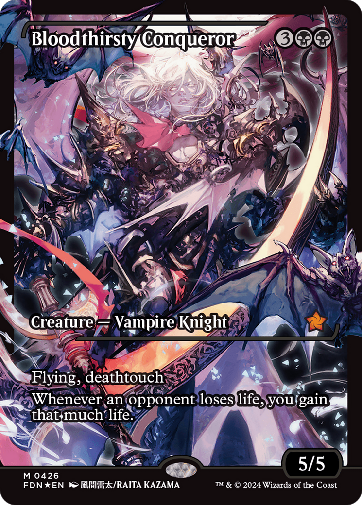 Bloodthirsty Conqueror (FDN-426) (Showcase) (Foil)